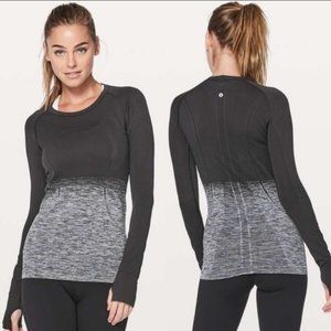 lulu lemon long sleeve ombre top